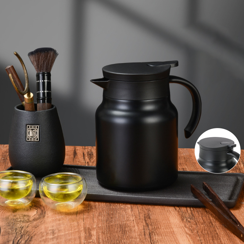 Custom Logo Handle Vacuum Thermos Pot | Premium Corporate Gifts and Custom Gifts