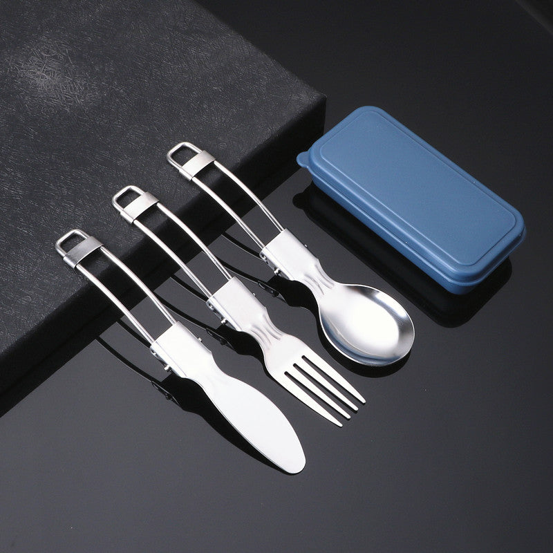 Custom Logo Eco-friendly Wheat Box Folding Stainless Steel Cutlery Cover | Premium Corporate Gifts and Custom Gifts